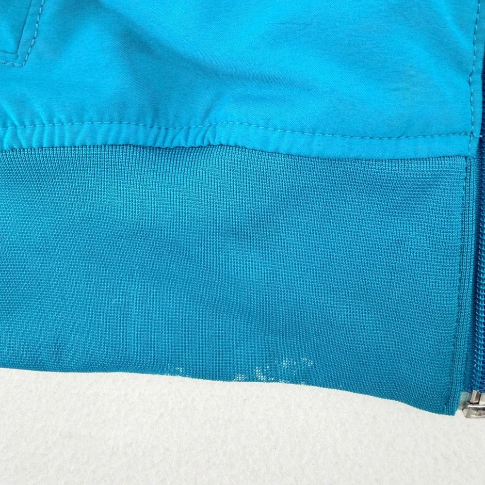 Nike Athletc Dept. Track Jacket Women Med Teal Blue Piping Athletic Y2K Vintage
